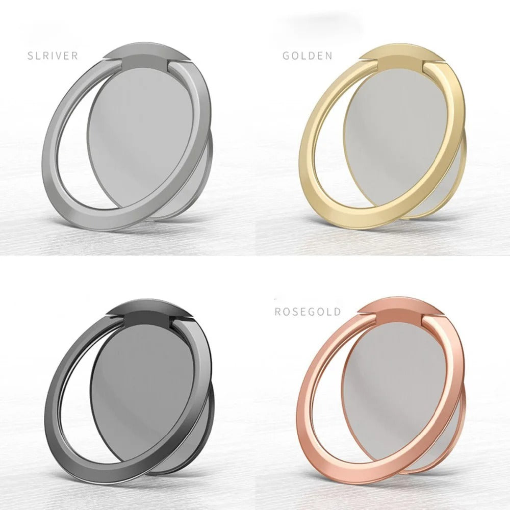 Ultra-thin metal Stent Accessories Mobile Finger Ring Magnetic