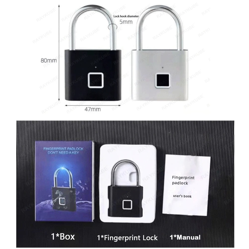 Smart Fingerprint Padlock Waterproof