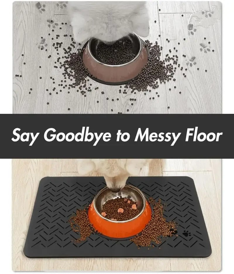 Absorbent Pet Feeding Mat-No Stains Quick Dry Dog Mat