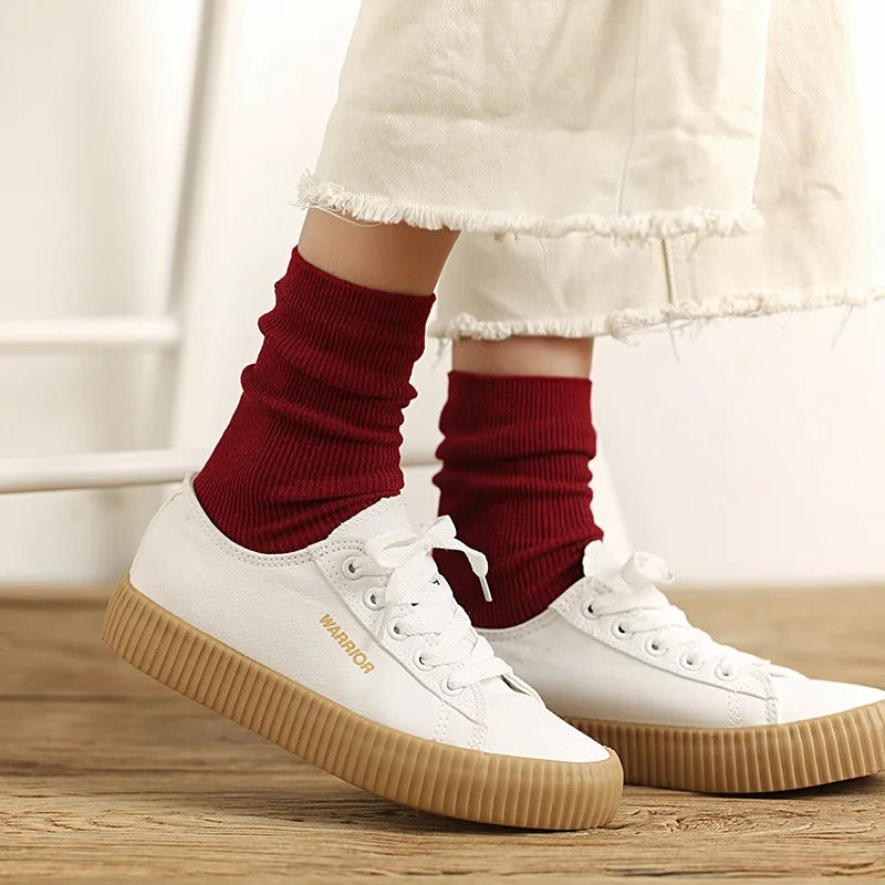 New Color Women Lady Cotton Loose Socks Winter