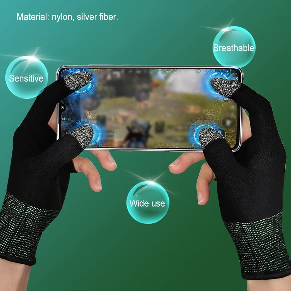 2pcs Finger Thumb Sleeve Gloves For Game