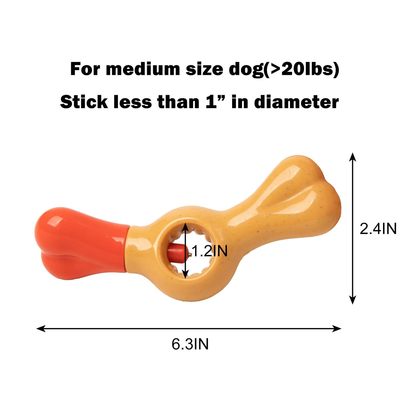 Dog Bully Stick Holder for Dogs Chew Holder Prevent