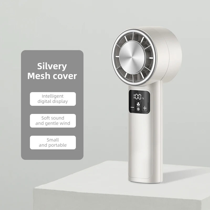 Air Cooling Fan USB Charging 3000mAh Battery Portable Hand Fan