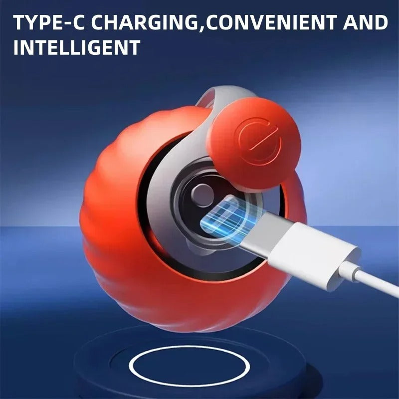 Smart Cats Toy Ball Electric Ball for Cats With Feather Teaser