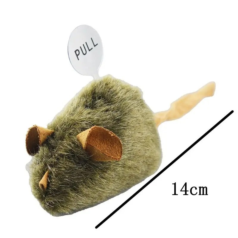 Funny Plush Cat Toy Simulation Mouse Automatic