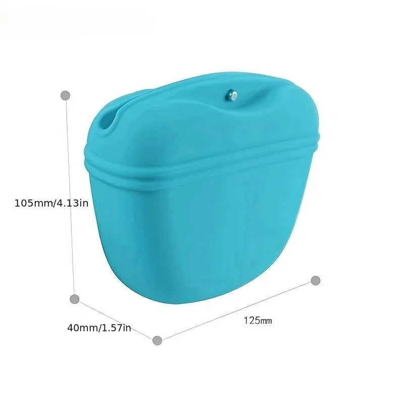 Pet Feeding Bag Training Dog Food Pocket Portable Silicone