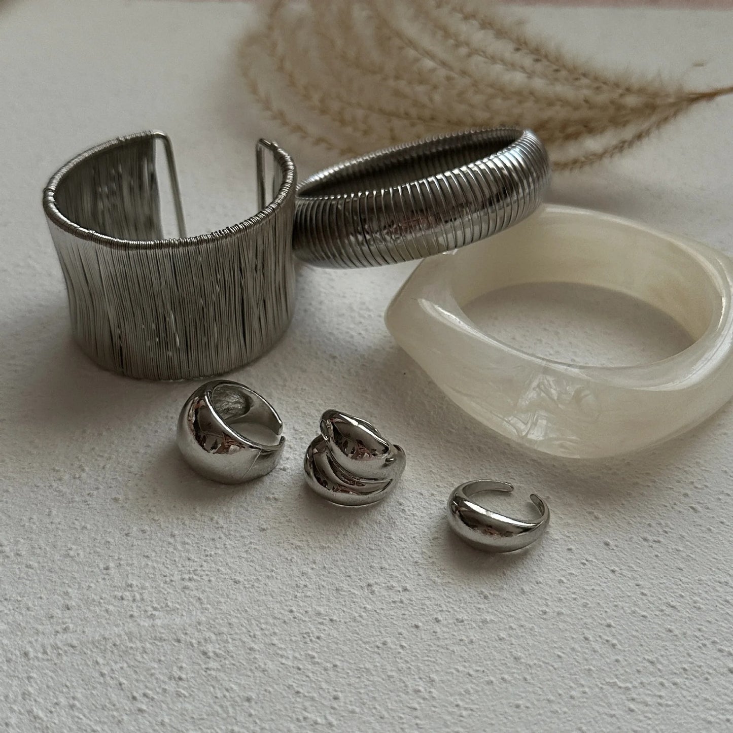 Vintage Wide Cuff Bangles Hip Hop Punk