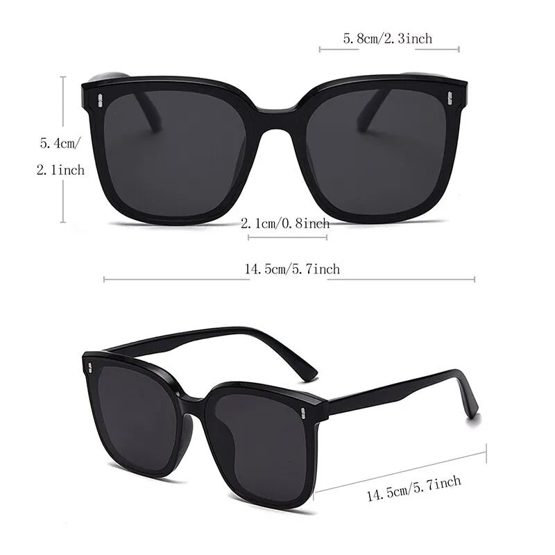 New Big Frame Sunglasses for Women Fashion