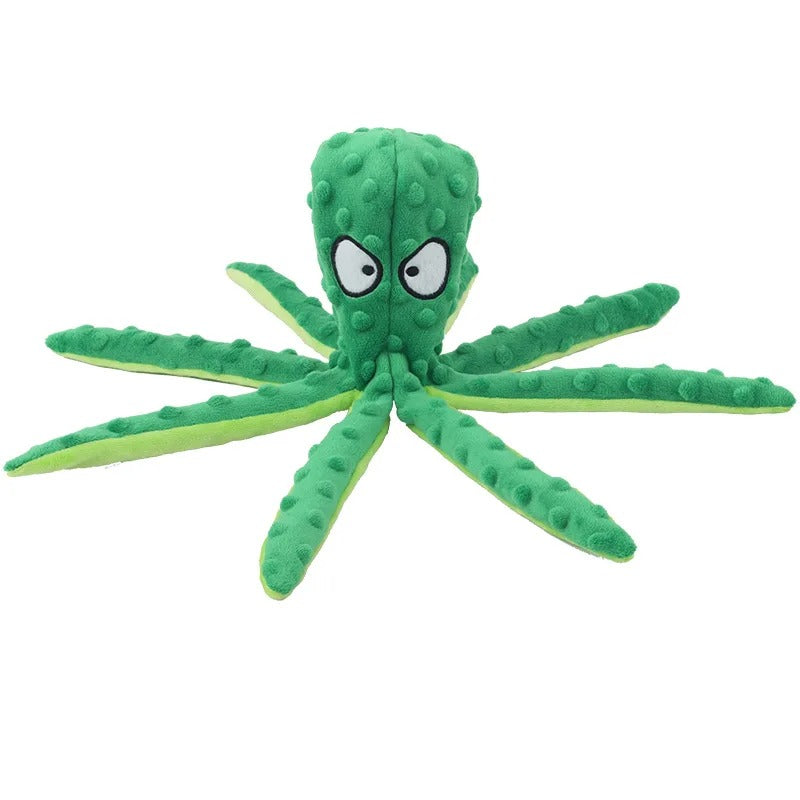 Pet Plush Toy Octopus Dog Interactive