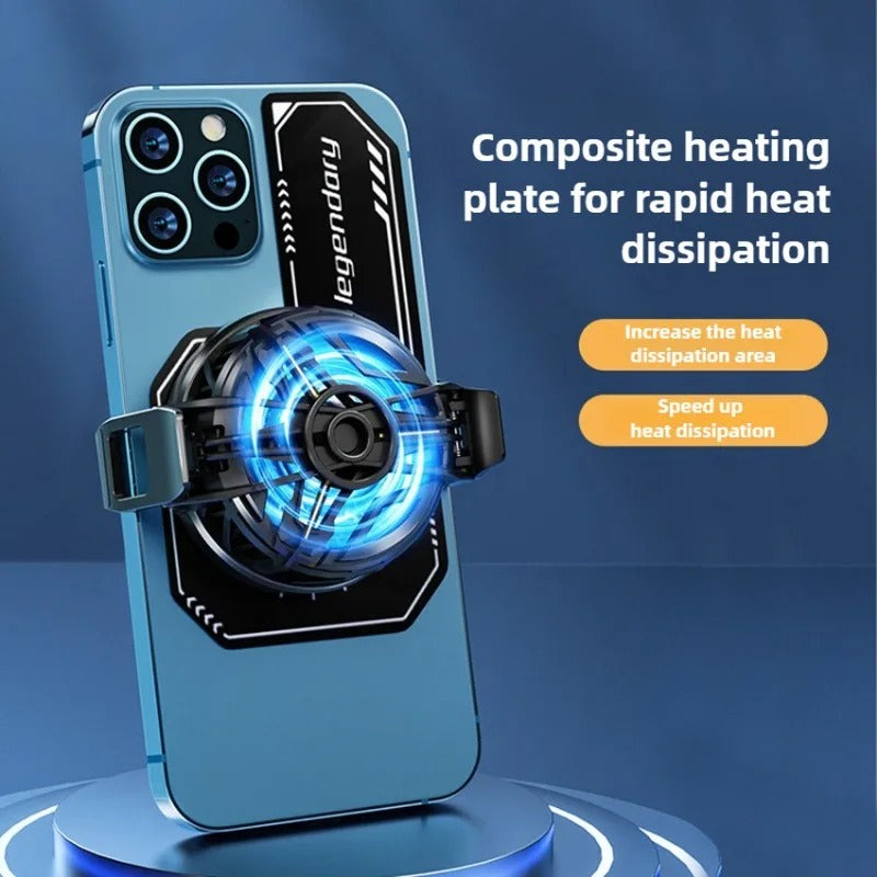 1Pcs Mobile Phone Cooling Plate Compatible Magnetic/ Back-clip Radiator
