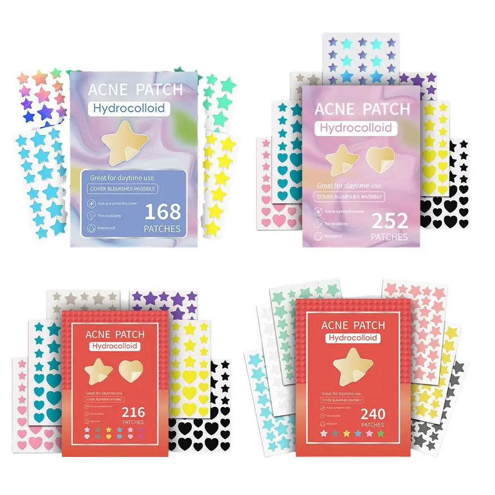Colorful Star Pimple Patch Acne Colorful Invisible Acne Removal
