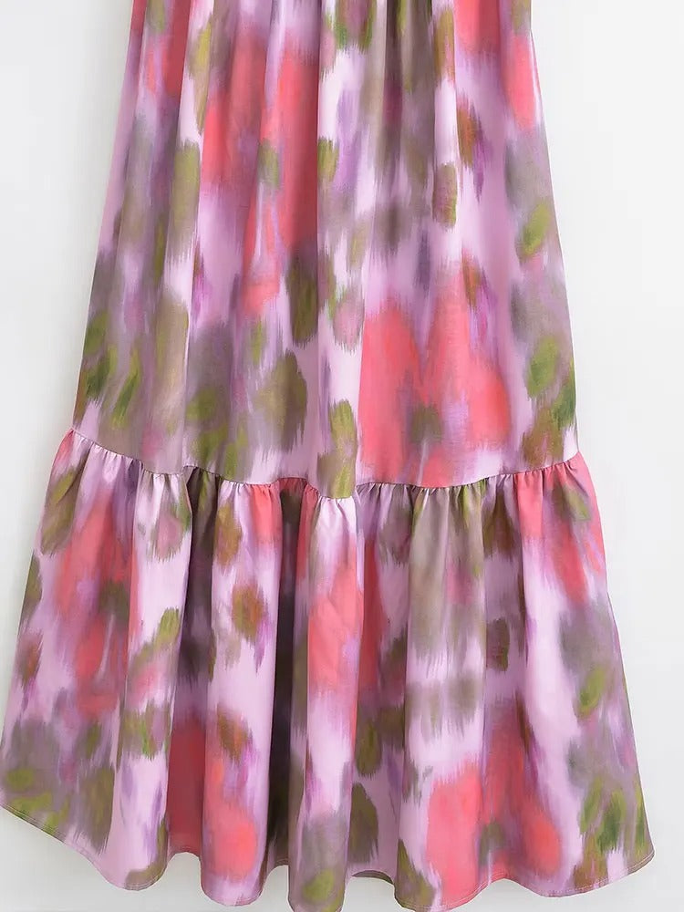 Elegant Women Party Dress V Neck Backless Slim