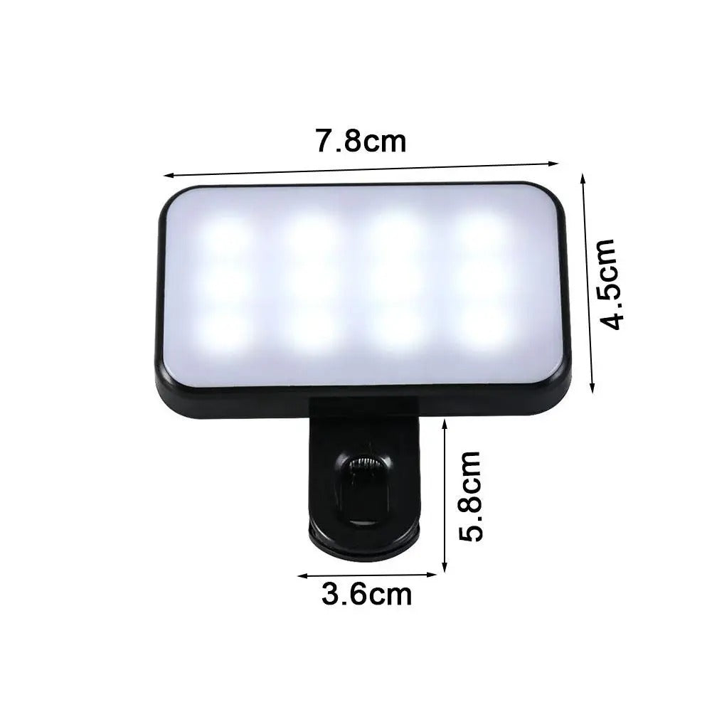 Pocket LED Selfie Light For iPhone iPad Mobile
