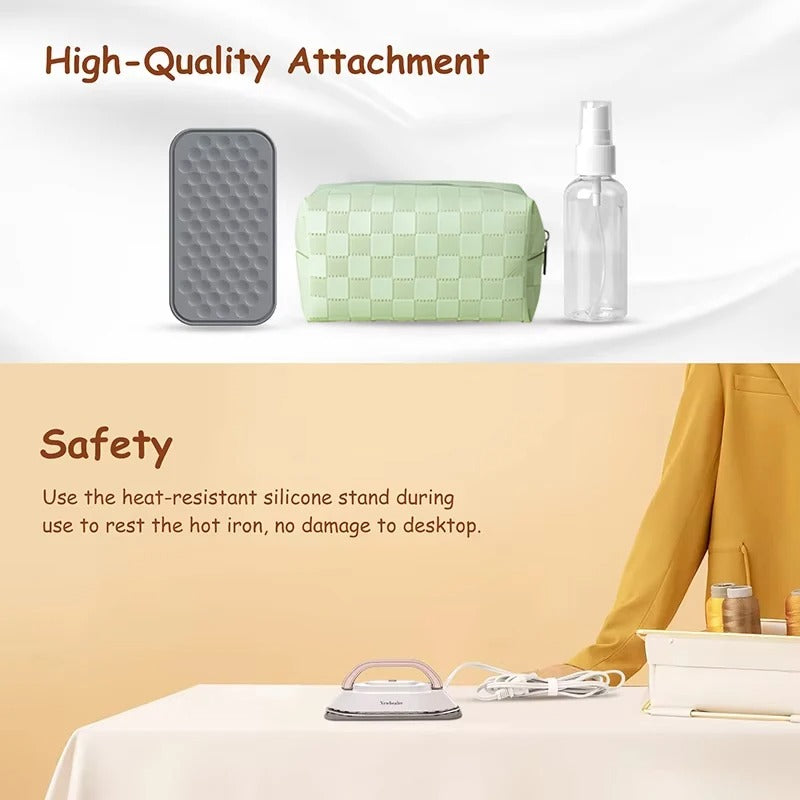 Mini Electric Dry Iron 120V/220V Dual-voltage 30S Heat