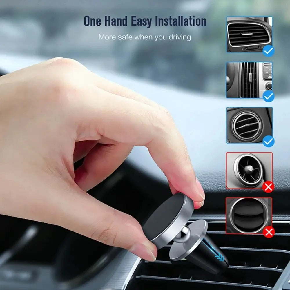 Magnetic Car Phone Holder For iPhone Samsung