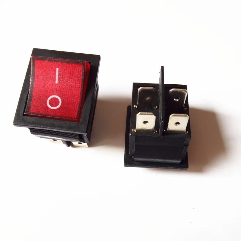 Rocker Switch On Off 6 Pin With Led 4 16A 250V 220V