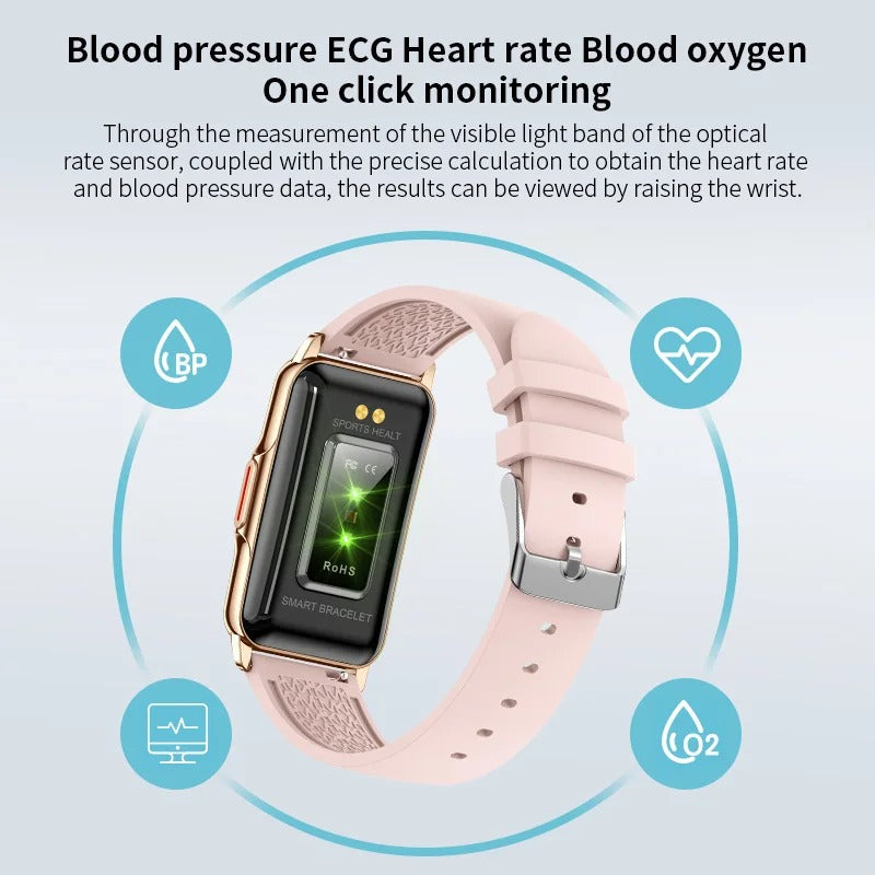 For Android IOS Smart Bracelet Women Smartwatch