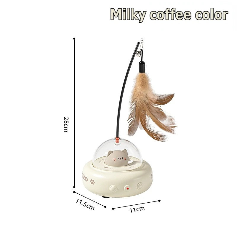 New Smart Teaser Cat Toy Electric UFO