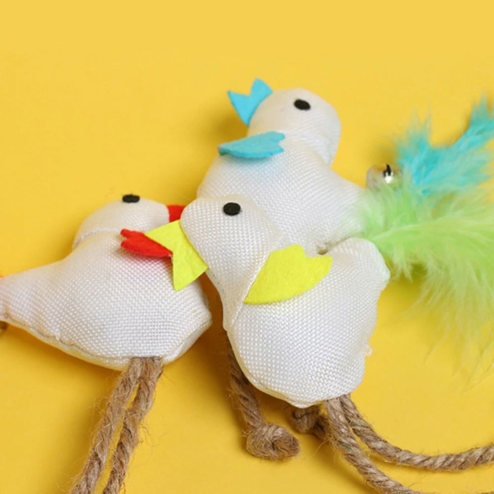3pcs Simulated Chick Cat Mint Little Cat Toys