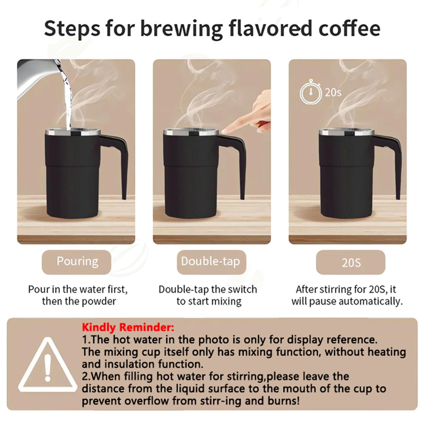 New USB Rechargeable Automatic Magnetic Cup Electric