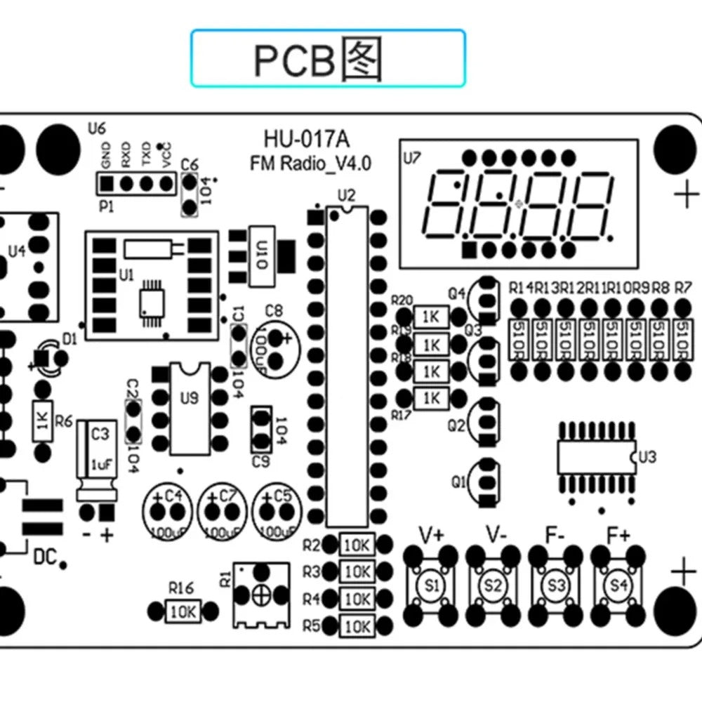 DIY FM Radio Electronic Kit Adjustable
