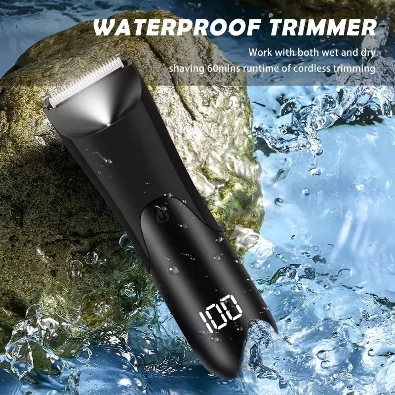 Men's Groin Body Hair Trimmer, Electric Ball Trimmer
