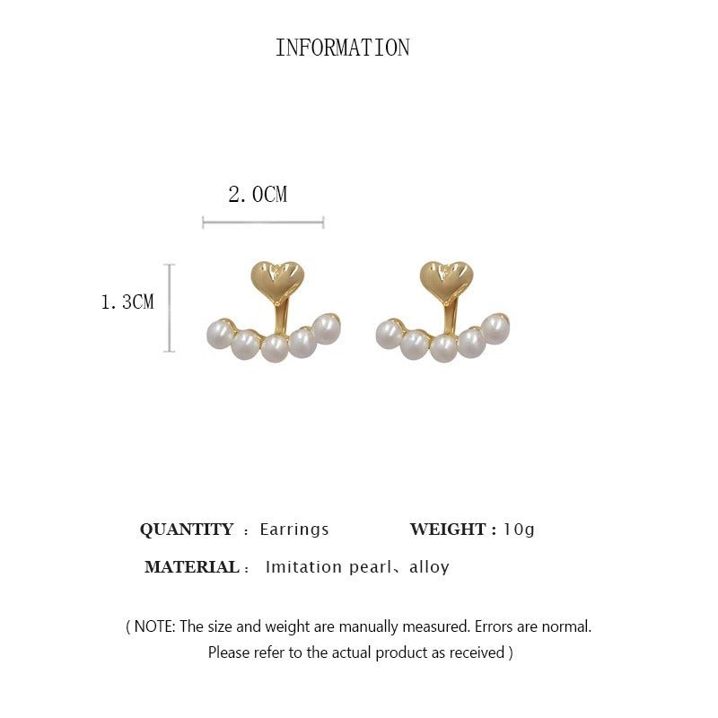 Light Luxury Imitation Pearl Stud Earrings