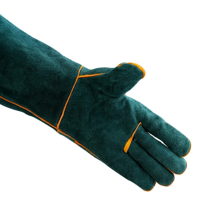 Anti-bite Thick Leather Safety Glove For Animal Pet training