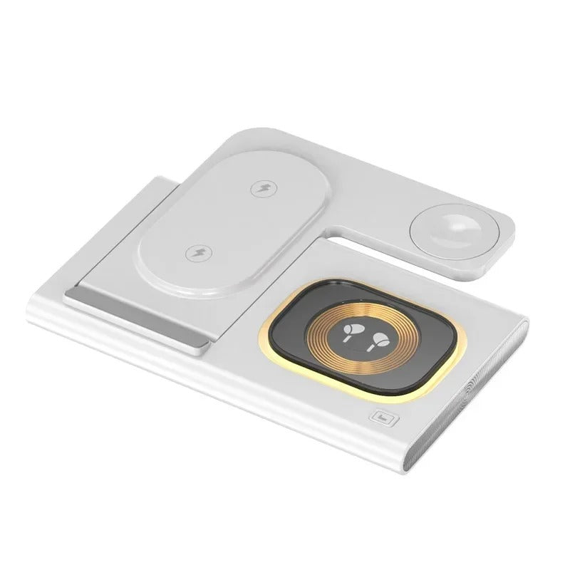 3 in 1 LED Foldable Wireless Charger Phone Stand For Samsung ,Watch and Buds