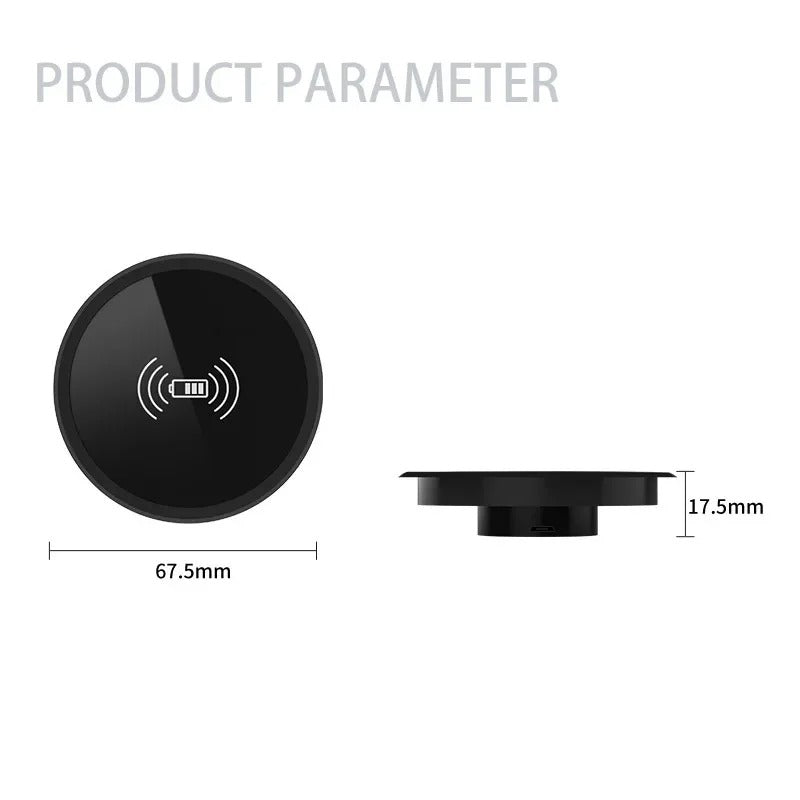 100W Quick Wireless Desktop Charger For iPhone ,Samsung ,Huawei ,Xiaomi