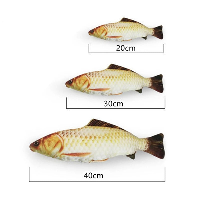 Creative Cat Toy 3d Fish Simulation Soft Plush Anti-Bite
