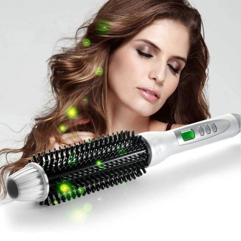 Hair Curler Hot Brush Hair Straightening Electric Brush