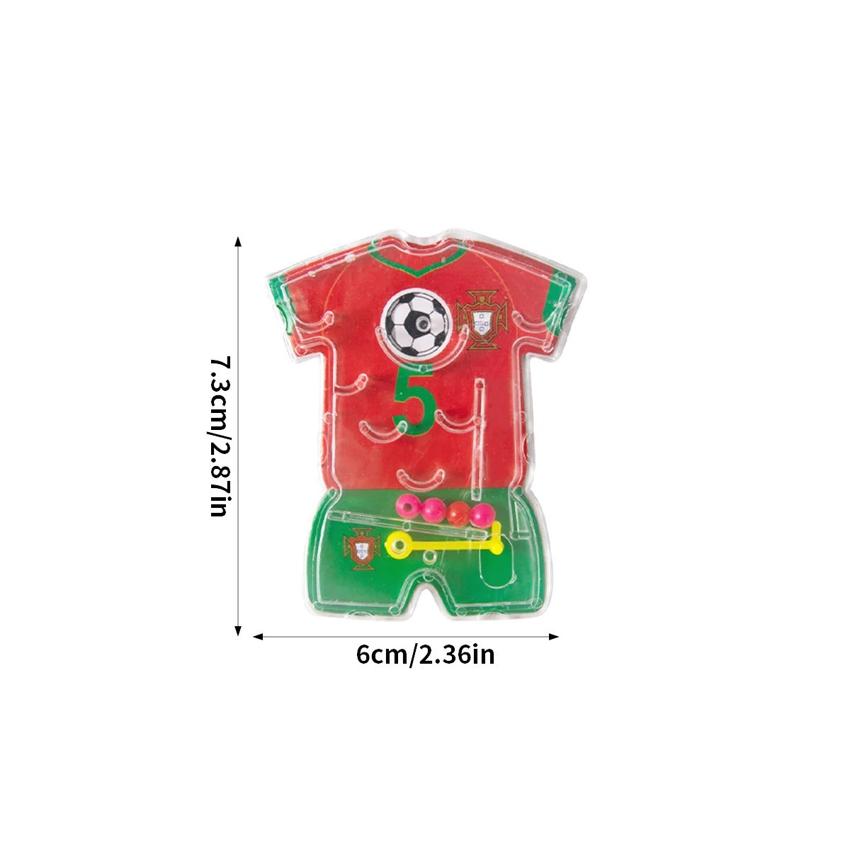 10pcs Soccer Maze Toy Football Theme Pinball Game Kids