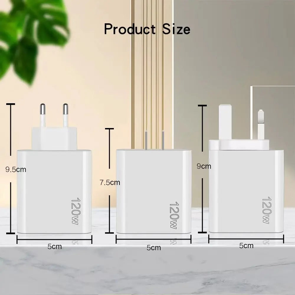 PD 5 Port USB Charger Fast Charging Type C