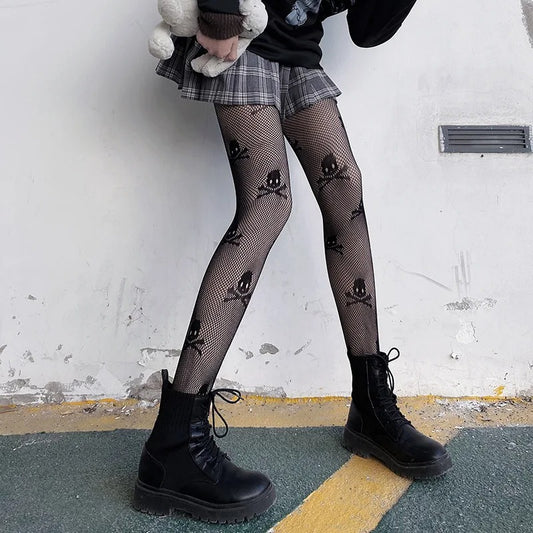 New Goth Lolita Cosplay JK Girls Tights Women