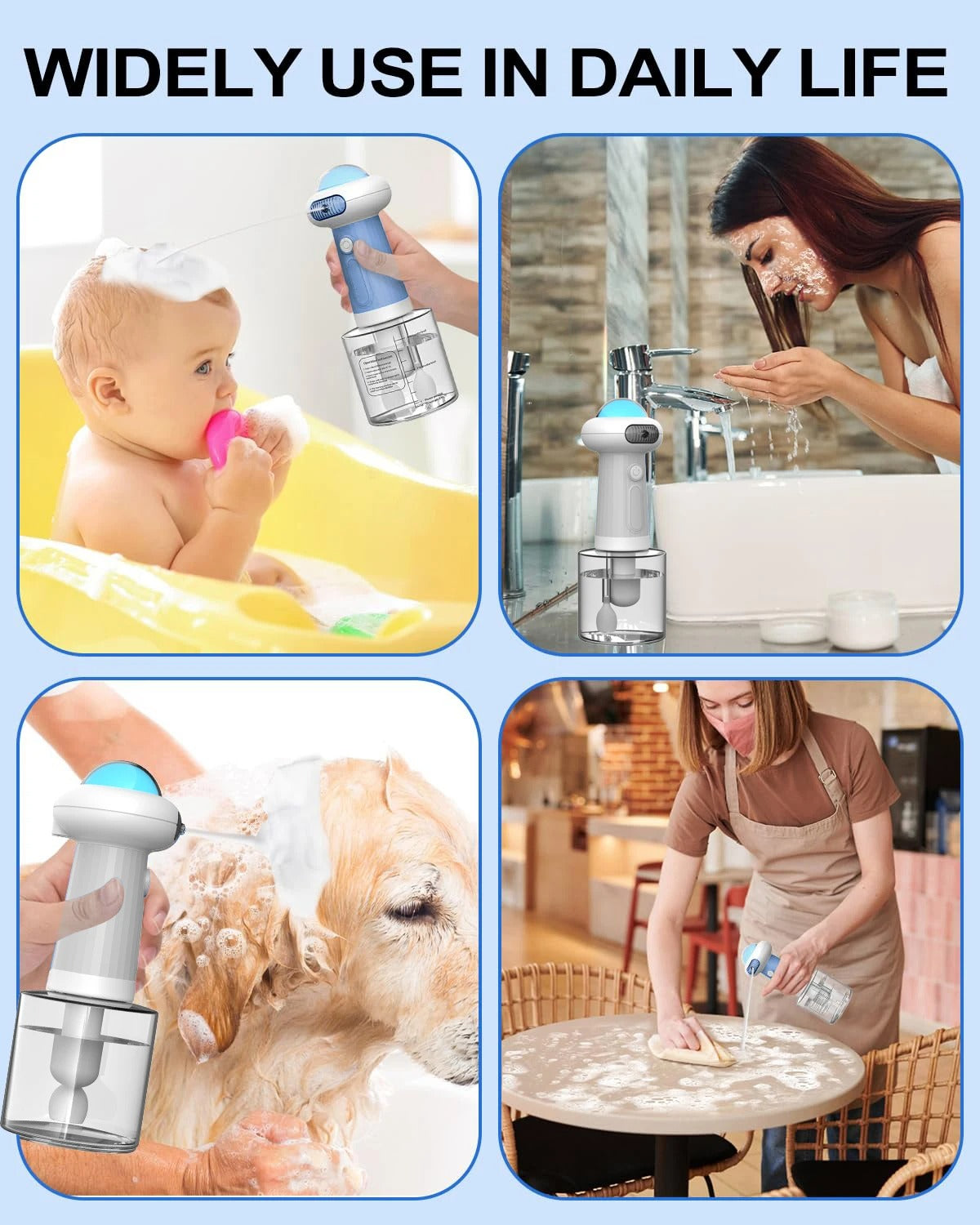 Electric Automatic Cat Foam Machine Magnetic Charging Large