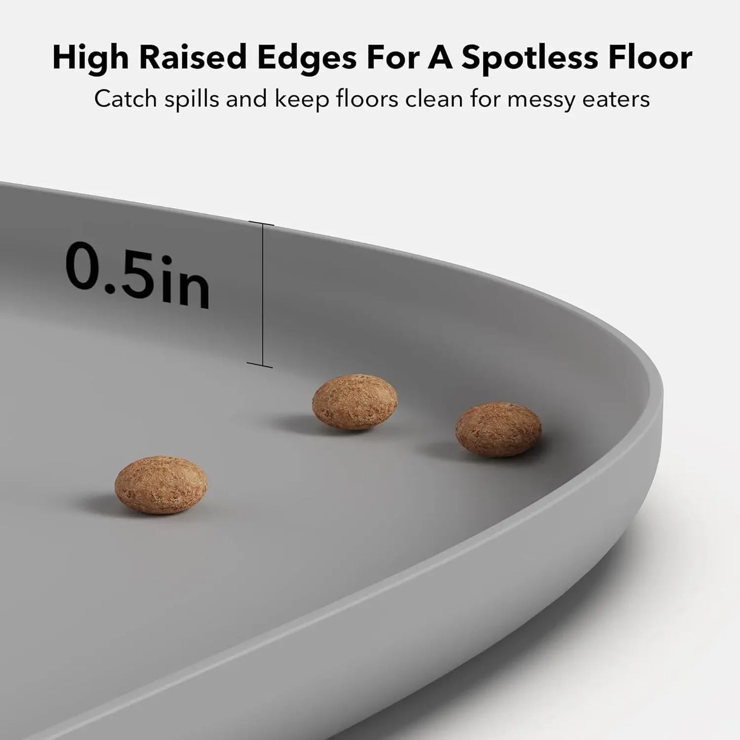 Dog Cat Food Mat Safety Silicone Waterproof Dog Bowl Mats