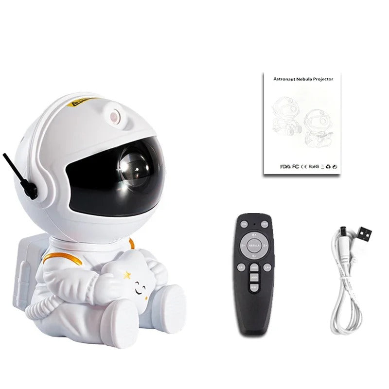 Astronaut Light Projector with Nebula Galaxy Projector Night Light