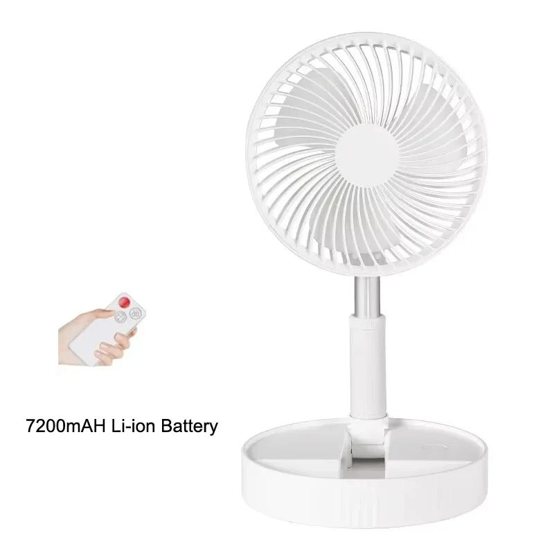 Retractable Fan USB Charging Folding Portable Mini Electric Fan Dormitory Outdoor