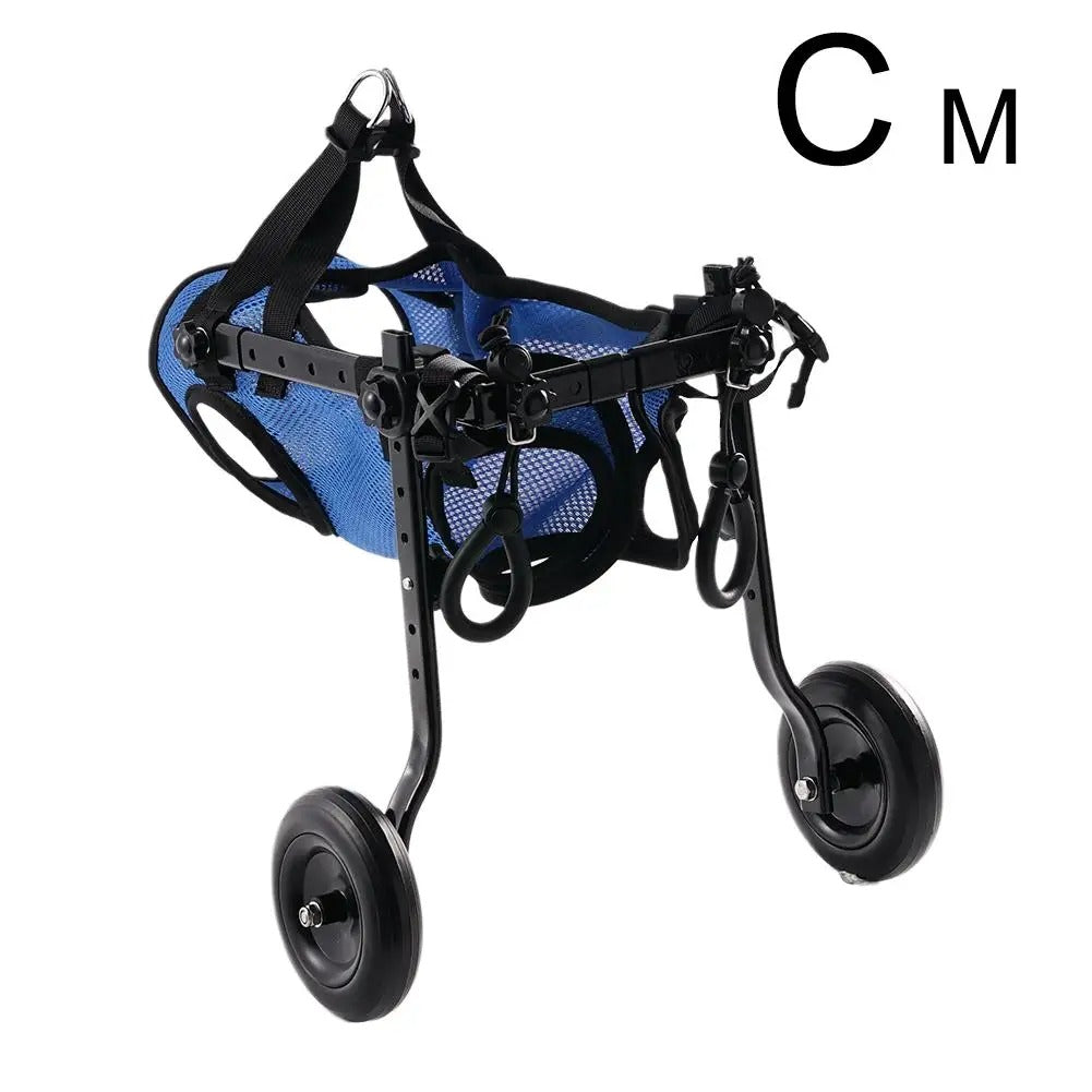 Pet Wheelchair Cart Adjustable Pet Cat Dog Rehabilitation