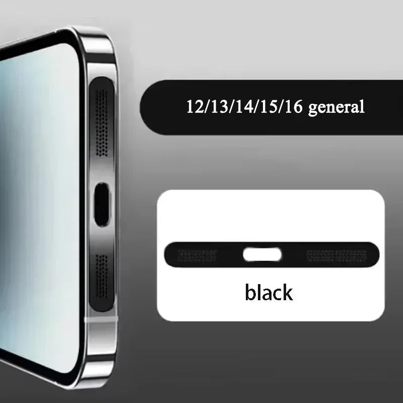 Metal Dust Net for iPhone  Max Speaker Dust Mesh Charging Port