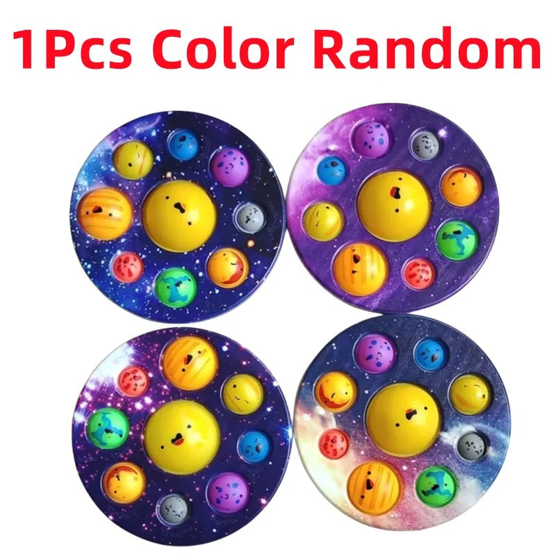 Eight Planets Dimple Push Bubble Fidget Toys