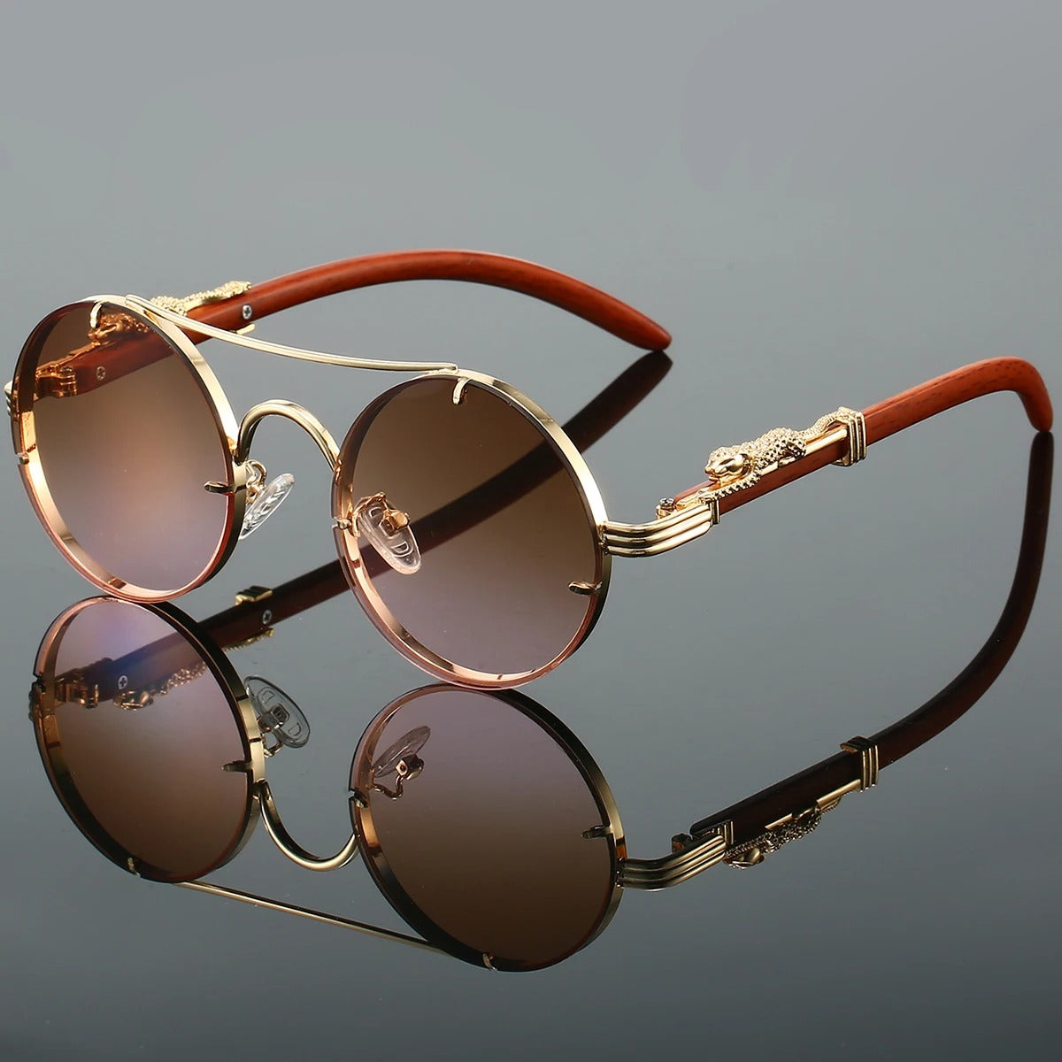 Vintage Round Sunglasses Women Fashion