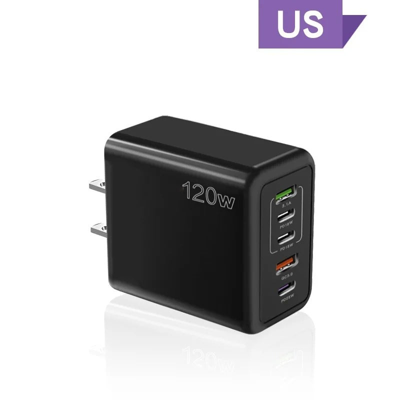 PD 5 Port USB Charger Fast Charging Type C