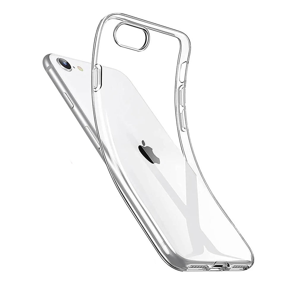 Universal Clear Silicone Soft Case For iPhone SE 2022 2020 7 8