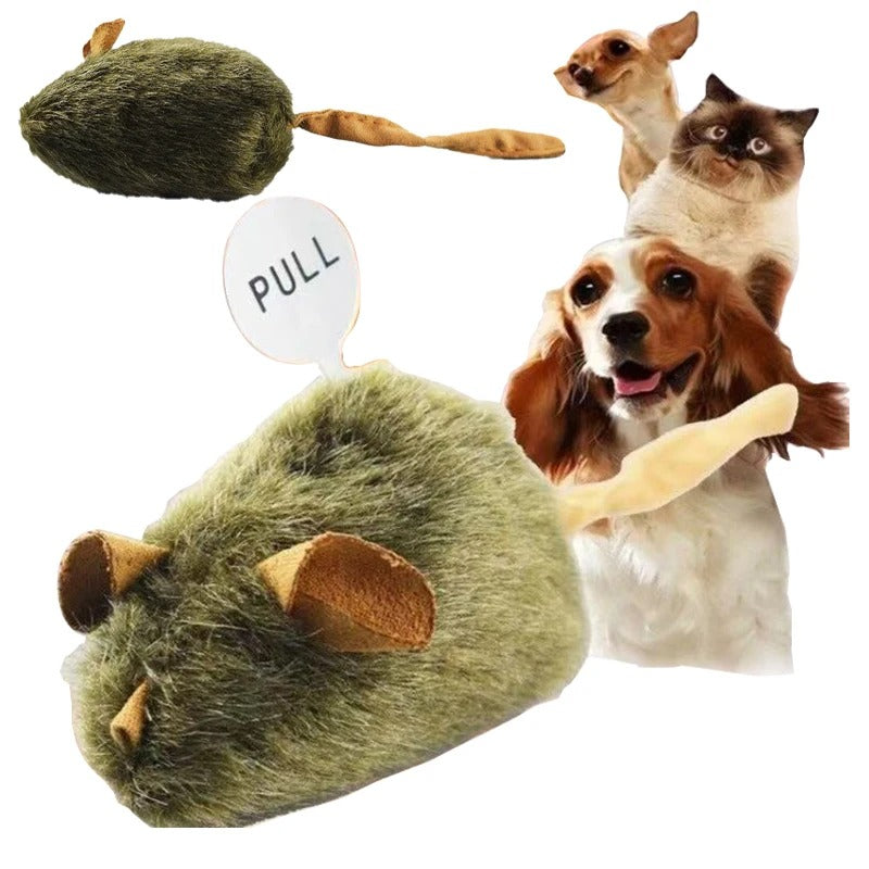 Funny Plush Cat Toy Simulation Mouse Automatic