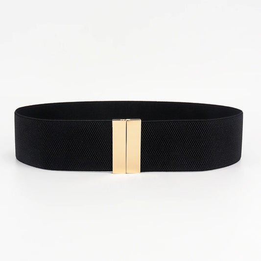 High Quality Belts for Women Black Waist Elastic Ladies Band