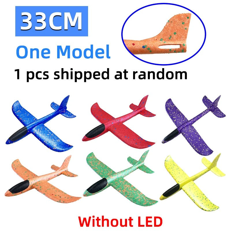 50CM Big Flash Glider Foam Plane Hand Throw Light Inertial Airplane