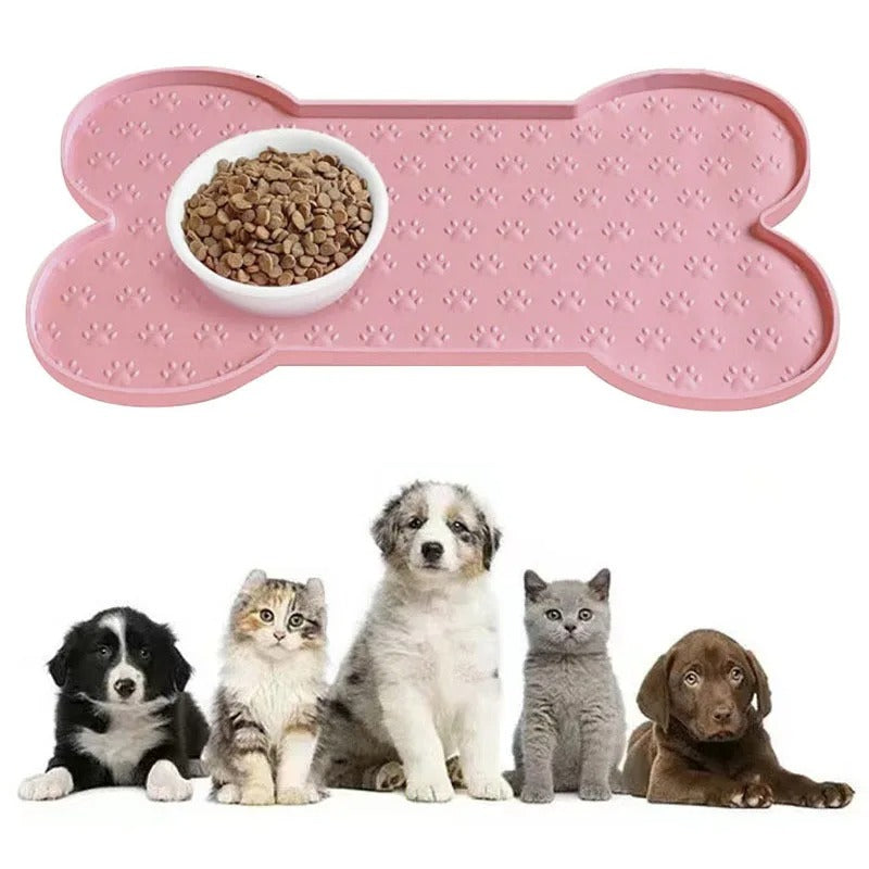 Dog Food Mat Anti-Slip Silicone Thicker Pet Placemat Waterproof
