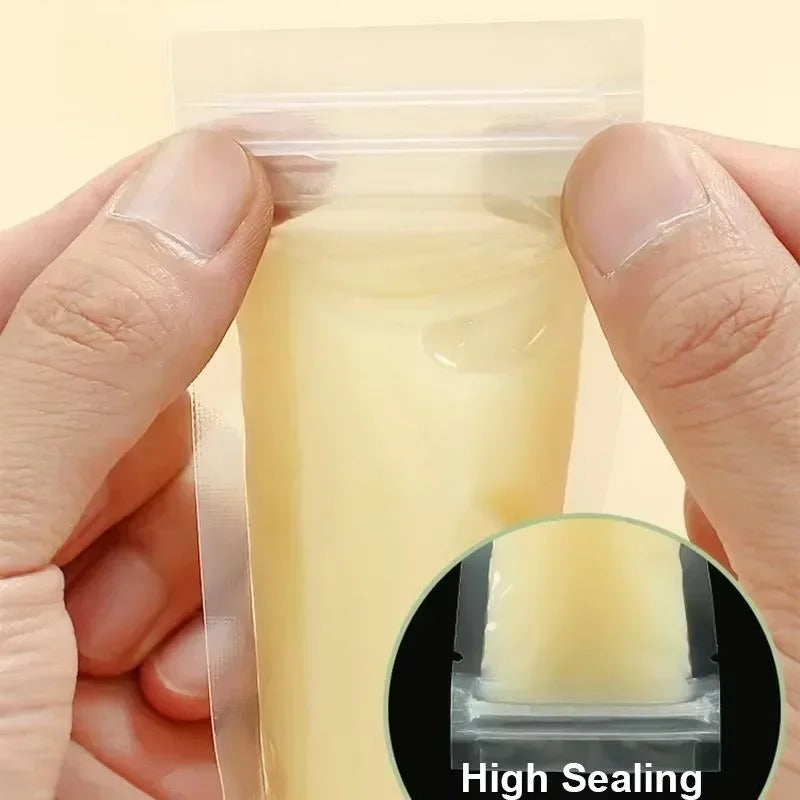 Disposable Transparent Ice Popsicle Bags DIY Ice Cream Pops Fruit Juice